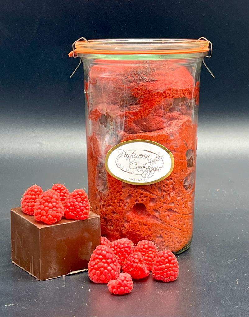 Panettone in vasocottura al cioccolato e nocciola